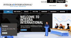 Desktop Screenshot of integra-international.net