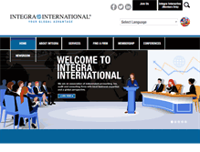 Tablet Screenshot of integra-international.net